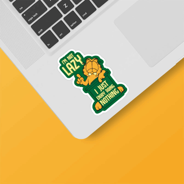 Master of Relaxation Garfield Sticker