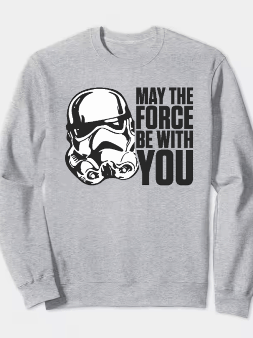 May the Force Be With You Star Wars Galaxy Tribute Crewneck Sweatshirt