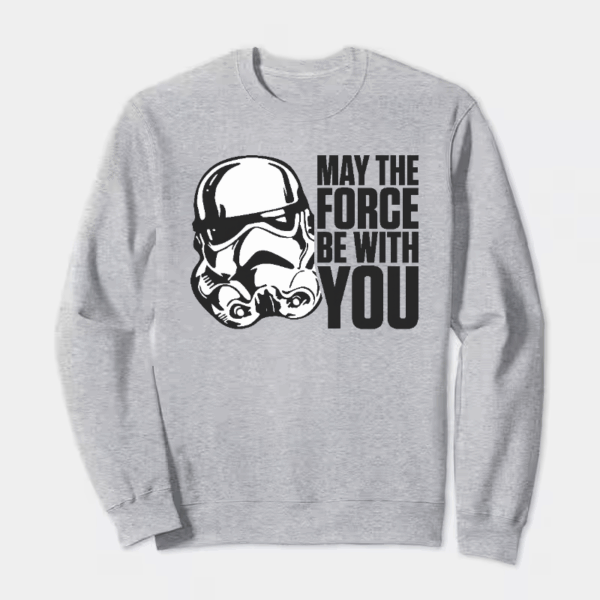 May the Force Be With You Star Wars Galaxy Tribute Crewneck Sweatshirt