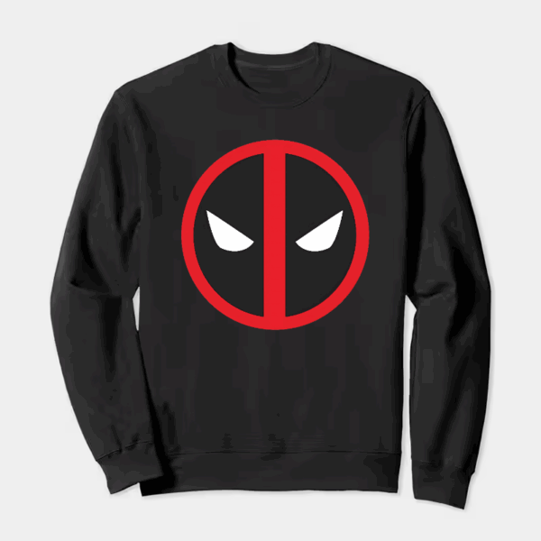 Merc with a Stare Deadpool Crewneck Sweatshirt