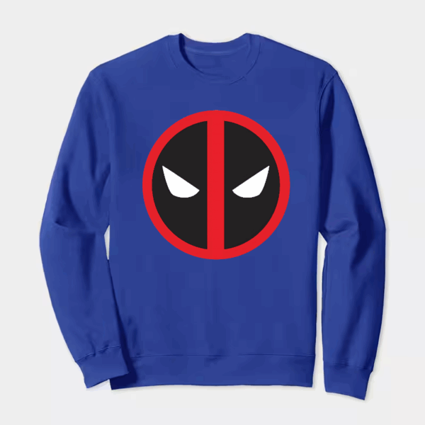 Merc with a Stare Deadpool Crewneck Sweatshirt