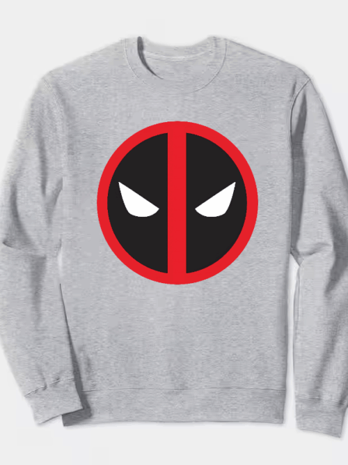 Merc with a Stare Deadpool Crewneck Sweatshirt