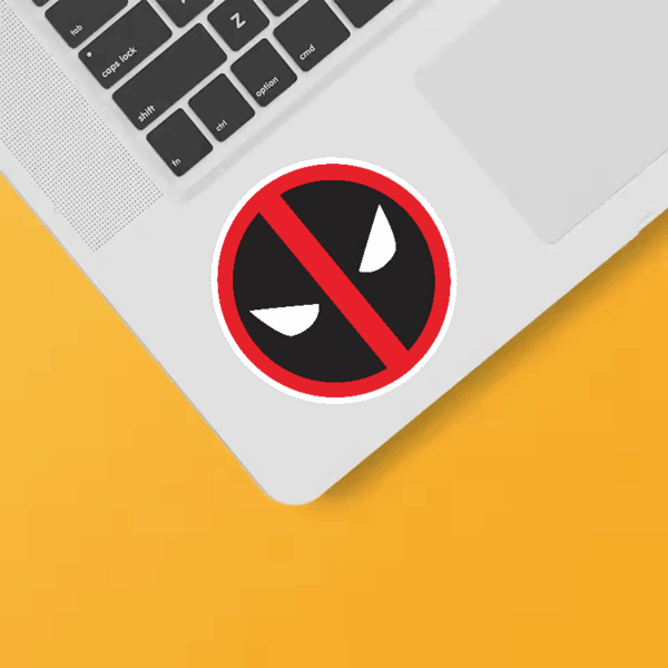 Merc with a Stare Deadpool Sticker