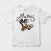 Mickey Mouse Skating Retro Fun Cartoon Artwork Unisex T-Shirt