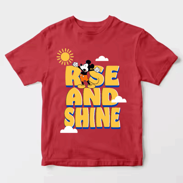 Mickey Says Good Morning World Unisex T-Shirt