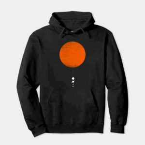 Minimal Solar System Modern Space Hoodie