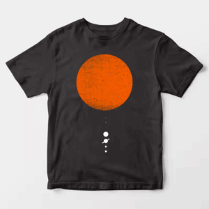 Minimal Solar System Modern Space Unisex T-Shirt