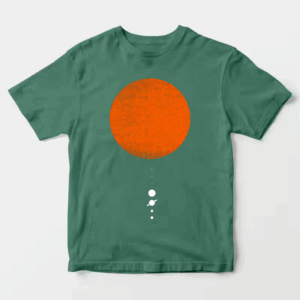 Minimal Solar System Modern Space Unisex T-Shirt