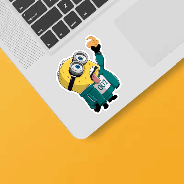 Mischievous Minion in Suicide Squad Sticker