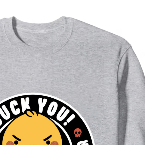 Motherquacker Mode Activated Duck with Attitude Crewneck Sweatshirt