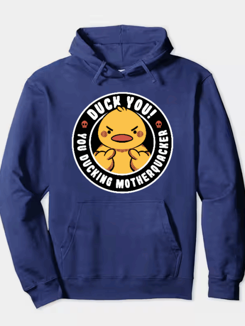 Motherquacker Mode Activated Duck with Attitude Hoodie
