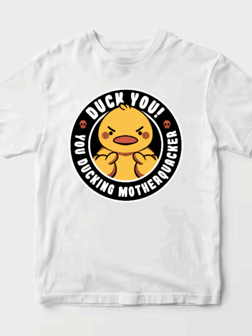 Motherquacker Mode Activated Duck with Attitude Unisex T-Shirt