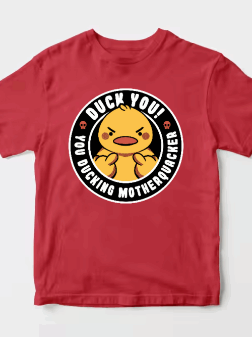 Motherquacker Mode Activated Duck with Attitude Unisex T-Shirt