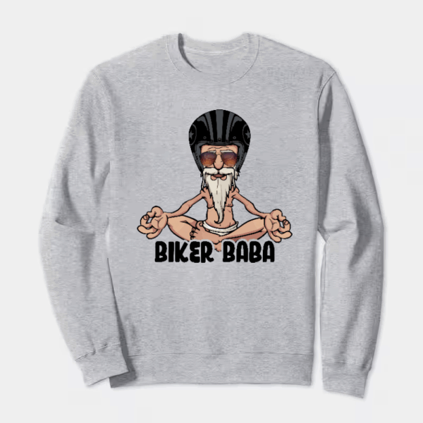 Mystic Rider The Biker Baba Crewneck Sweatshirt