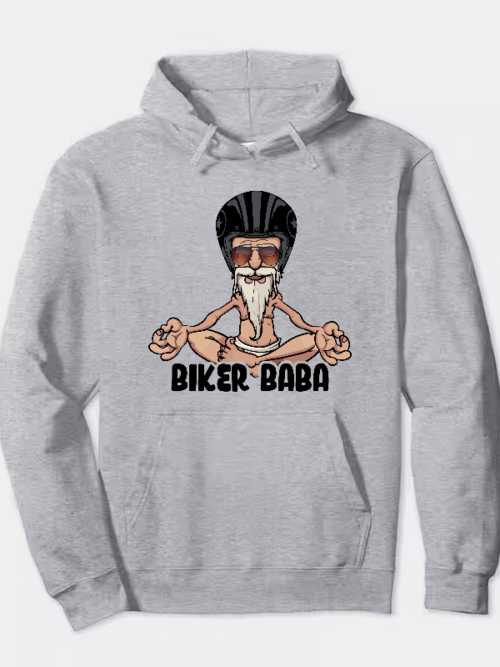 Mystic Rider The Biker Baba Hoodie