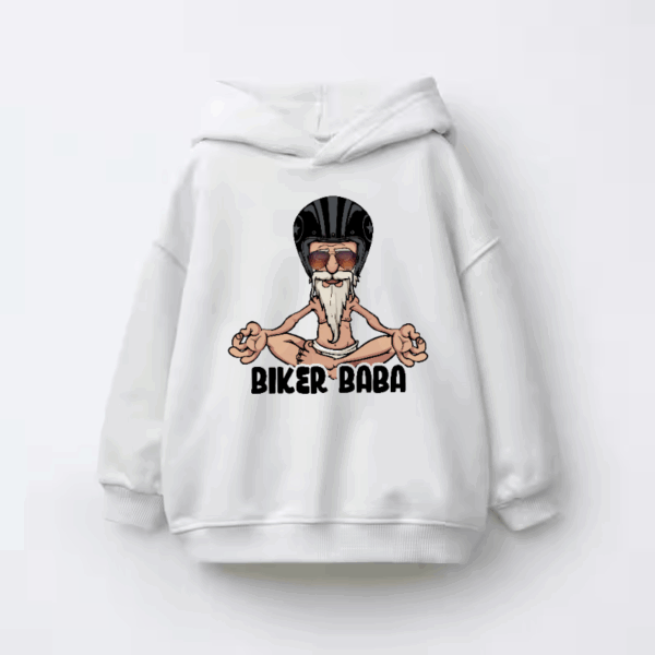 Mystic Rider The Biker Baba Kids Hoodie