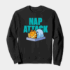 Nap Attack Garfield in Sleep Mode Activated Crewneck Sweatshirt