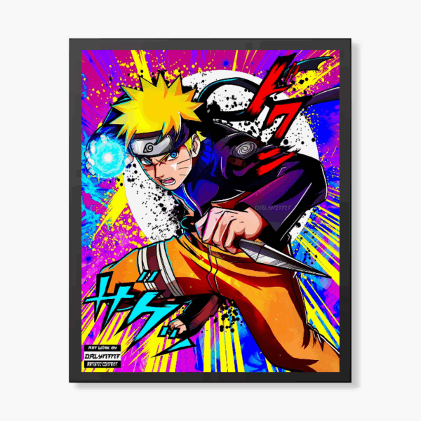 Naruto Rasengan Power Anime Poster