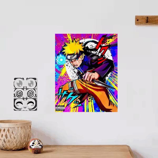 Naruto Rasengan Power Anime Poster
