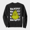 Naughty Grinch Vibes – Dr. Seuss Mischief Holiday Crewneck Sweatshirt