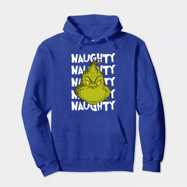 Naughty Grinch Vibes – Dr. Seuss Mischief Holiday Hoodie