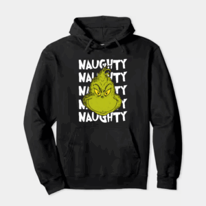 Naughty Grinch Vibes – Dr. Seuss Mischief Holiday Hoodie