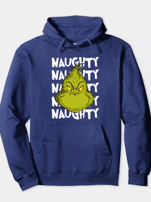 Naughty Grinch Vibes – Dr. Seuss Mischief Holiday Hoodie