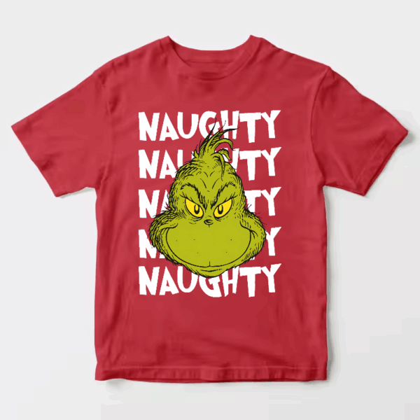 Men’s Naughty Grinch Vibes – Dr. Seuss Mischief Holiday Unisex T-Shirt
