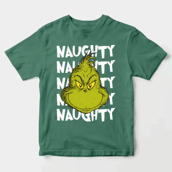 Men’s Naughty Grinch Vibes – Dr. Seuss Mischief Holiday Unisex T-Shirt