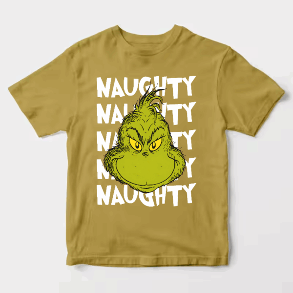 Men’s Naughty Grinch Vibes – Dr. Seuss Mischief Holiday Unisex T-Shirt