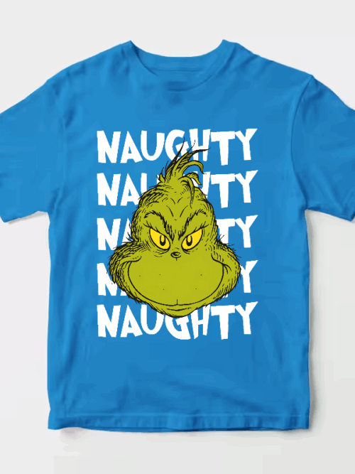 Men’s Naughty Grinch Vibes – Dr. Seuss Mischief Holiday Unisex T-Shirt