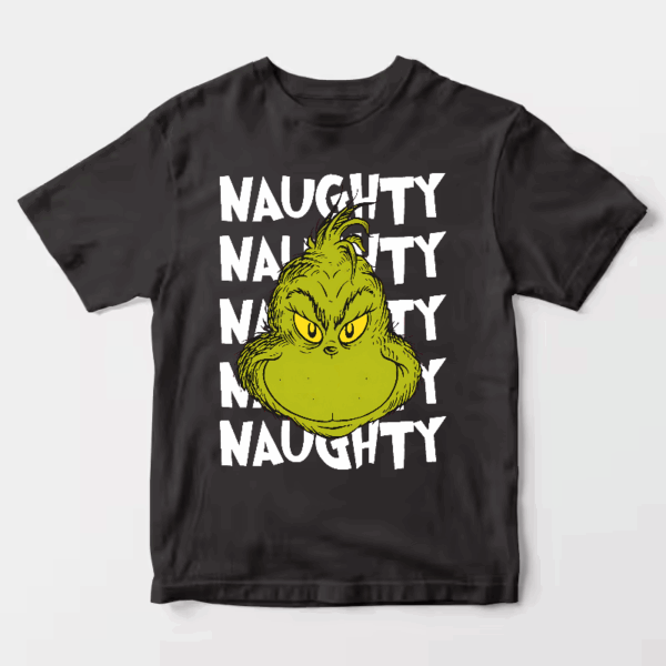 Men’s Naughty Grinch Vibes – Dr. Seuss Mischief Holiday Unisex T-Shirt