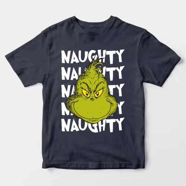 Men’s Naughty Grinch Vibes – Dr. Seuss Mischief Holiday Unisex T-Shirt