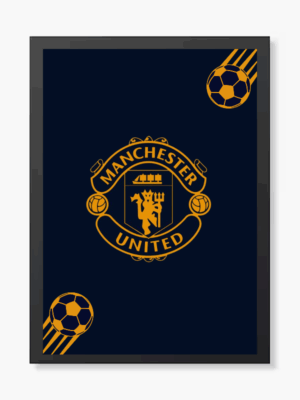 Navy Blue Strength Manchester United Poster