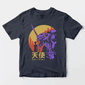 Neon Genesis Evangelion Retro Vintage Anime Unisex T-Shirt