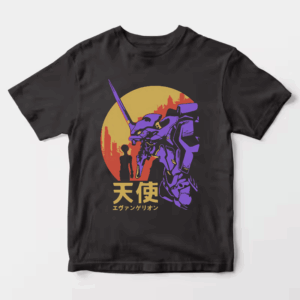 Neon Genesis Evangelion Retro Vintage Anime Unisex T-Shirt