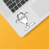 Never Trust a smiling cat Garfield Sticker