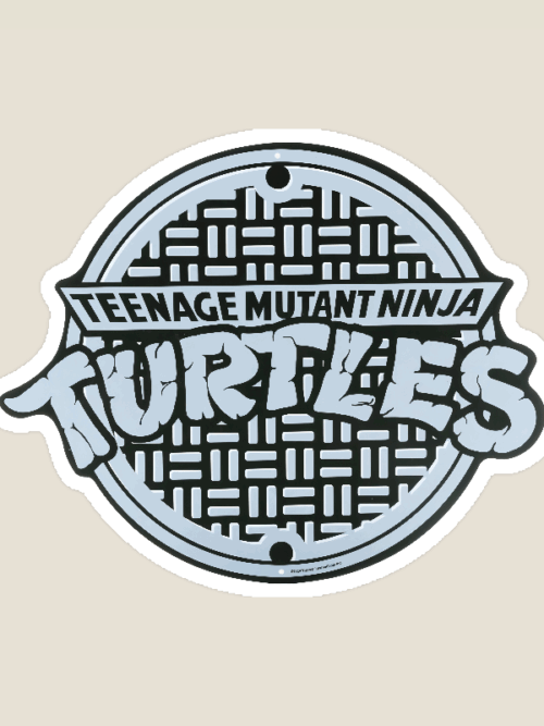 Ninja Turtles Underground Manhole Mission Begins Sticker