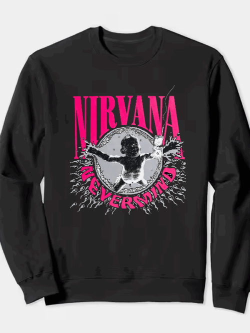 Nirvana nevermind child Crewneck Sweatshirt