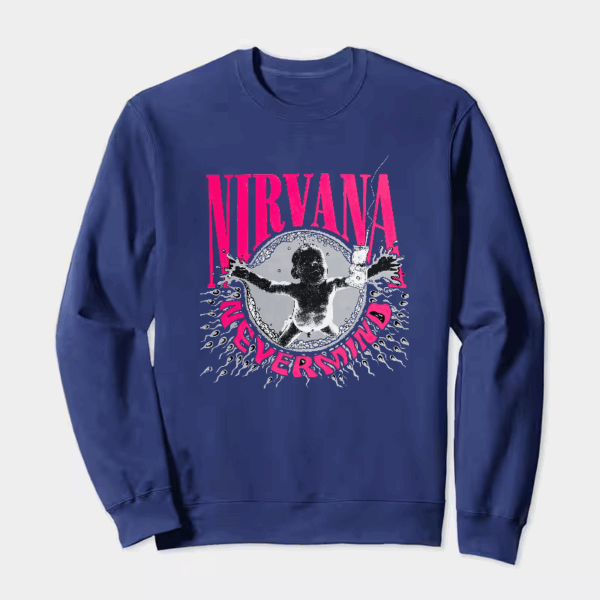 Nirvana nevermind child Crewneck Sweatshirt