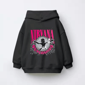 Nirvana nevermind child Kids Hoodie