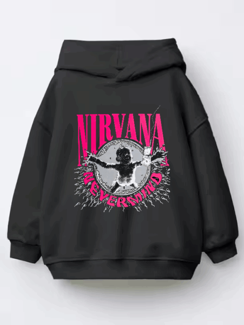 Nirvana nevermind child Kids Hoodie