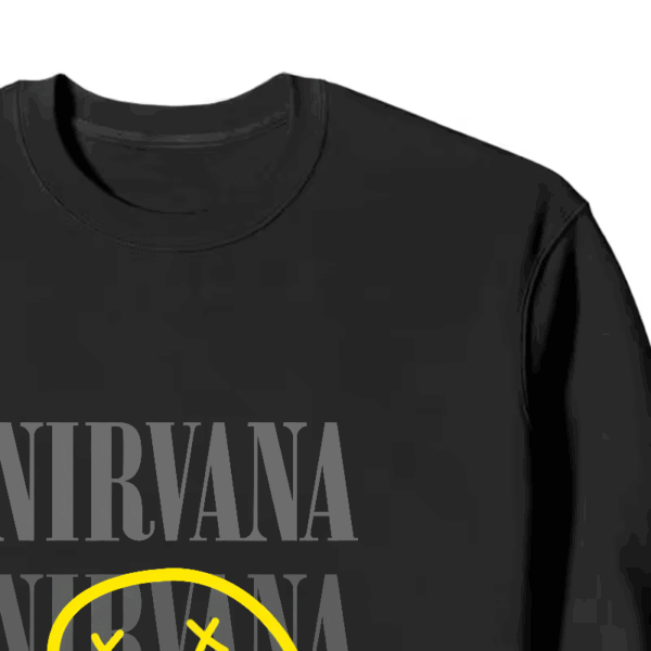 Nirvana Yellow Smiley Crewneck Sweatshirt