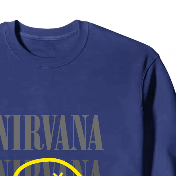Nirvana Yellow Smiley Crewneck Sweatshirt