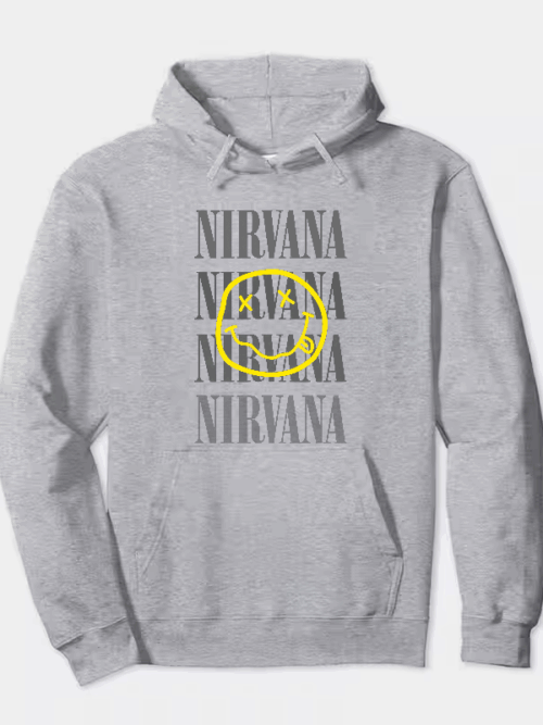 Nirvana Yellow Smiley Hoodie
