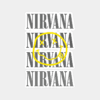 Nirvana Yellow Smiley Sticker