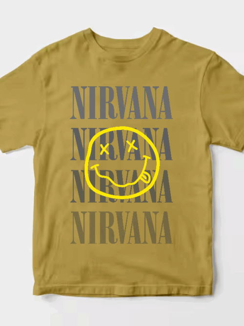 Nirvana Yellow Smiley Unisex T-Shirt