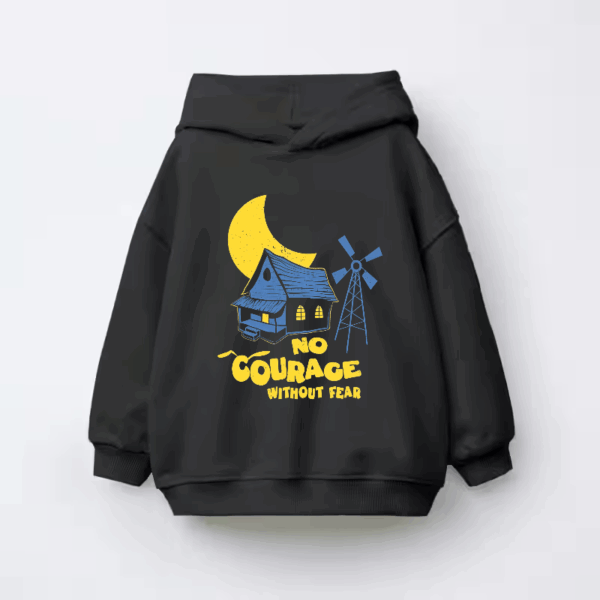 No Courage Without Fear Kids Hoodie