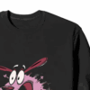 No Mondays Courage Cowardly Dog Crewneck Sweatshirt