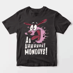 No Mondays Courage Cowardly Dog Unisex T-Shirt